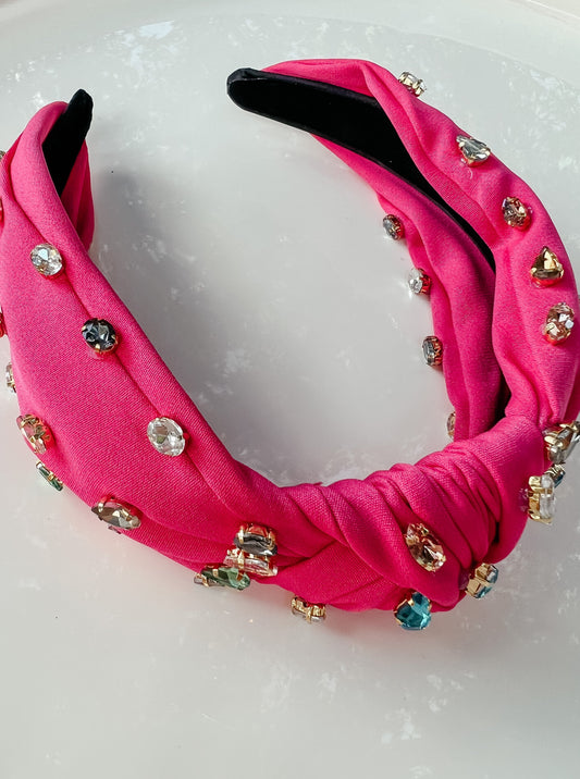 T+Rye-nestone Headband Pink