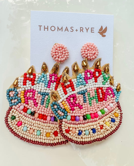 Birthday Cake Earrings